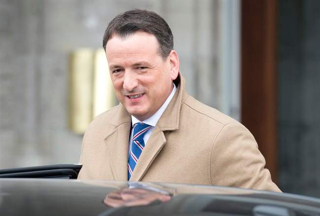 Canada's natural resources minister Greg Rickford is pictured March 19, 2014 in Ottawa.