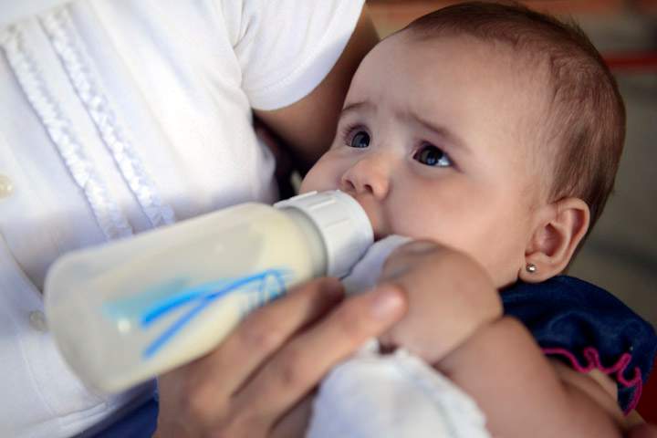Baby eating