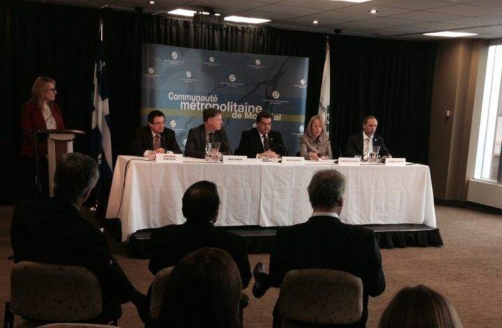 Montreal mayor Denis Coderre speaks at a news conference Thursday, March 20, 2014.