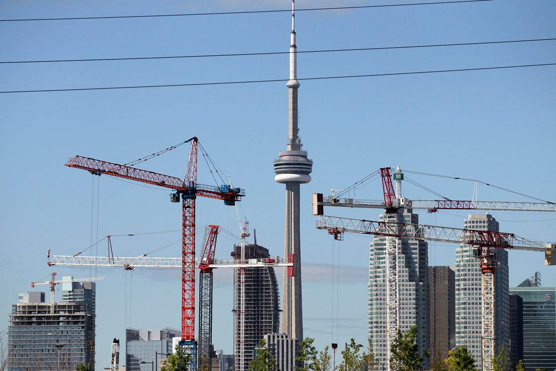 New permits for residential units like townhouses, semidetached houses and condos surged in January.