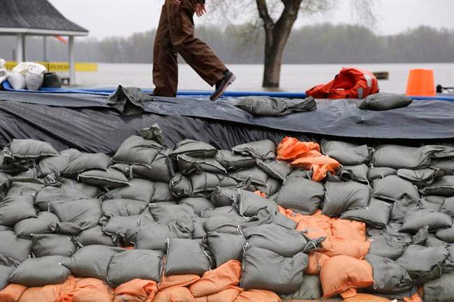 The province says heavy precipitation in the US is raising spring flooding concerns in Manitoba.