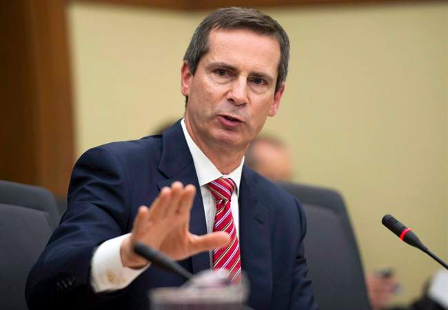 Former Ontario premier Dalton McGuinty speaks in Toronto on June 25, 2012.