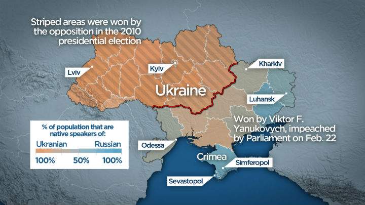 Three maps to help understand what’s going on in Ukraine - image