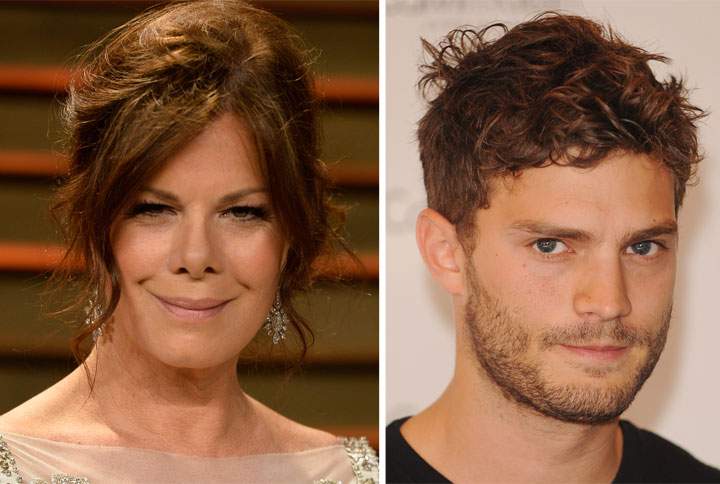 Marcia Gay Harden and Jamie Dornan