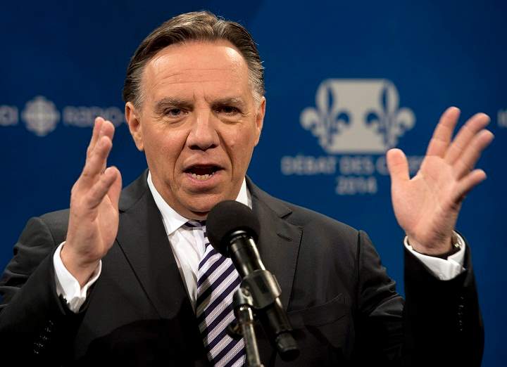 Coalition Avenir du Quebec leader Francois Legault