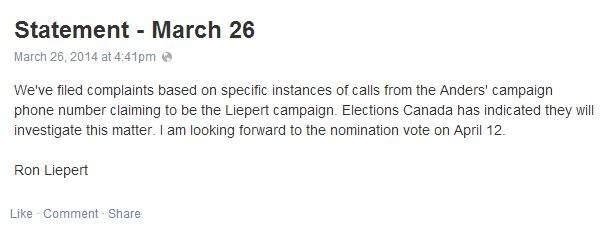 MP Rob Anders threatens to sue Ron Liepert over robo-calls allegation - image