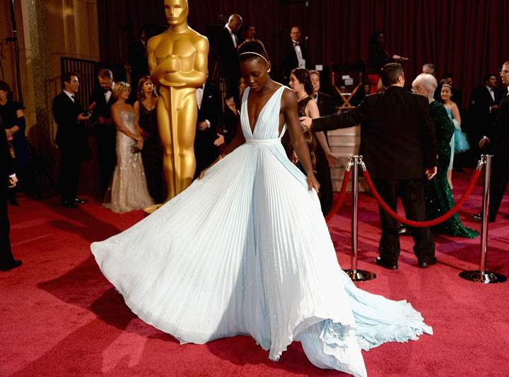 Actress Lupita Nyong’o attends the Oscars held at Hollywood & Highland Center on March 2, 2014 in Hollywood, California.