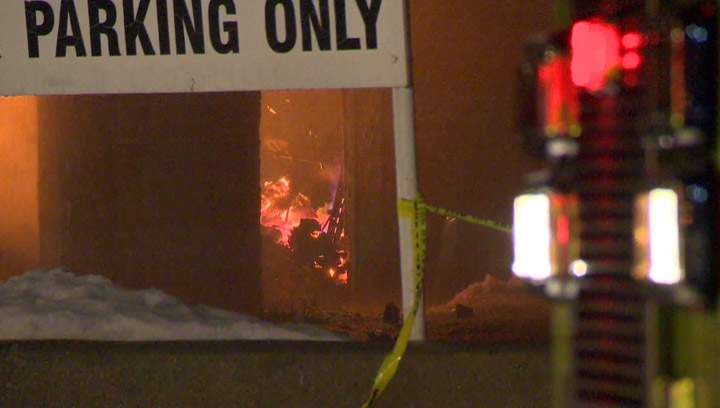 Businesses, apartments extensively damaged by fire in downtown Moose Jaw on Wednesday night.