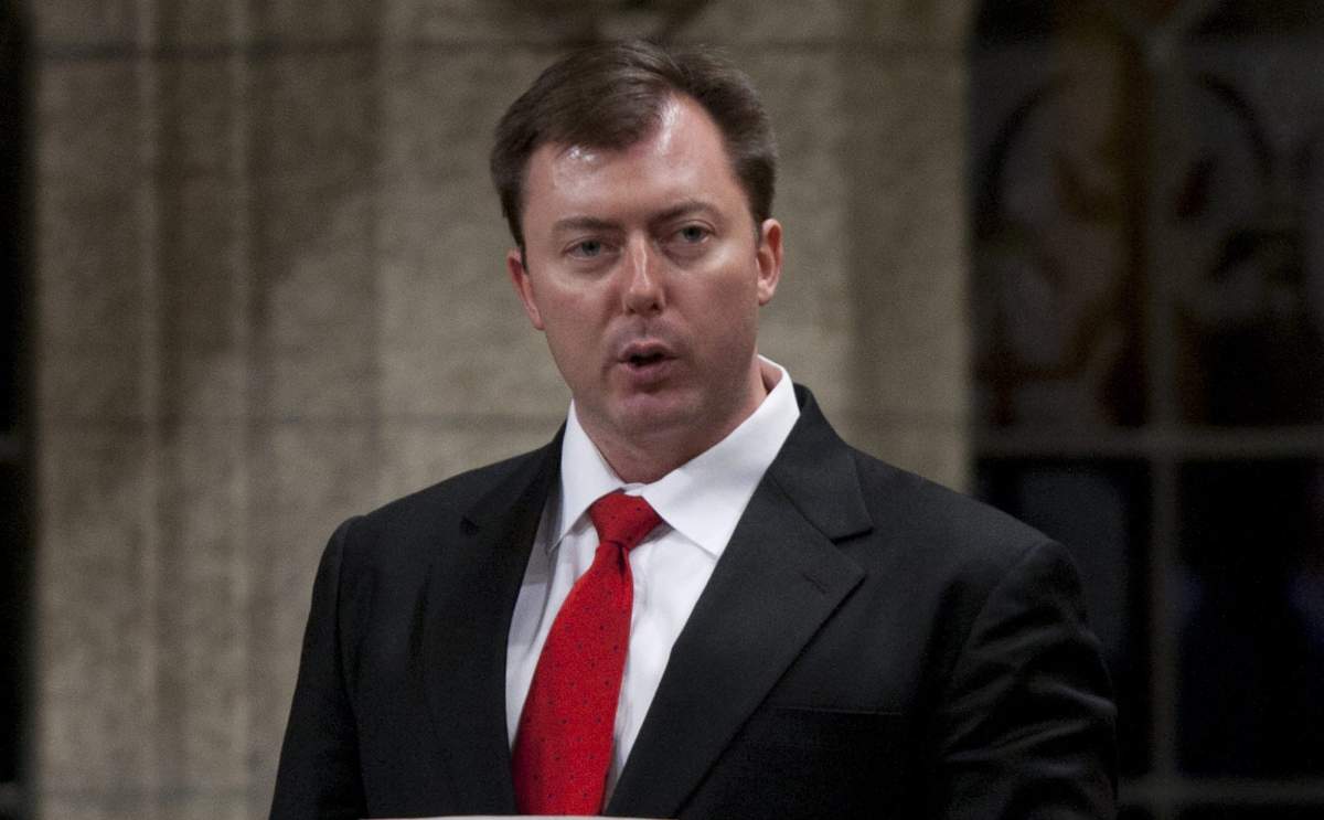 Conservative Member of Parliament Rob Anders rises during Question Period in the House of Commons in Ottawa, Wednesday February 15, 2012. THE CANADIAN PRESS/Adrian Wyld.