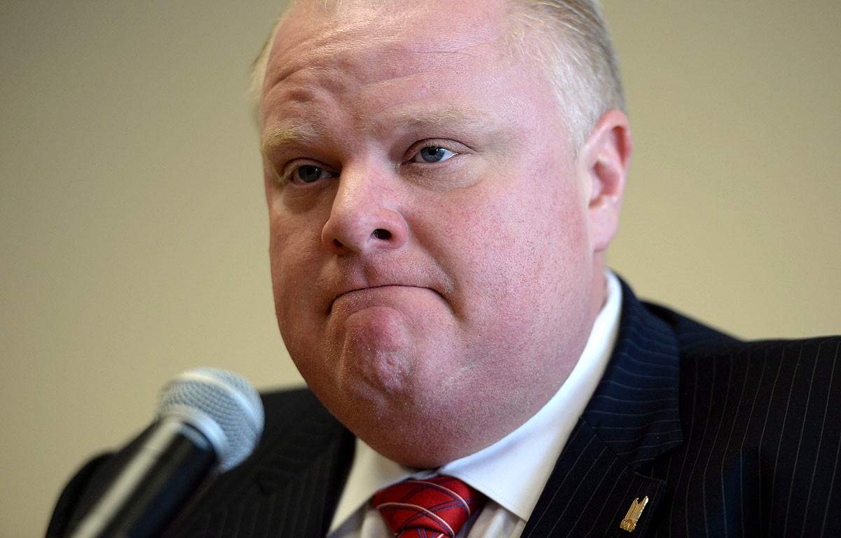 Toronto Mayor Rob Ford