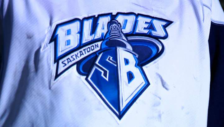 Blades drop 10th straight on last minute stop by Broncos goalie; Raiders drop two points out of final playoff spot after being crushed by Pats.
