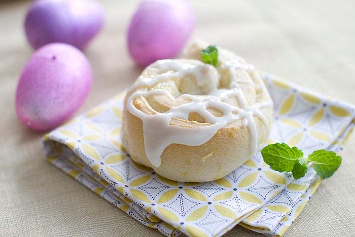 This Mar. 10, 2014 photo shows lemon breakfast buns in Concord, N.H.