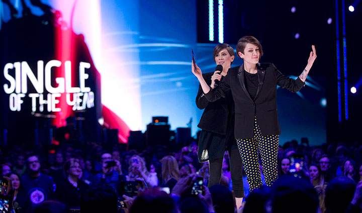 Tegan and Sara at Junos