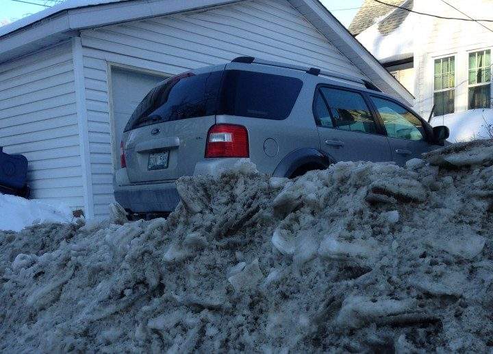 A massive windrow seen in March 2014.