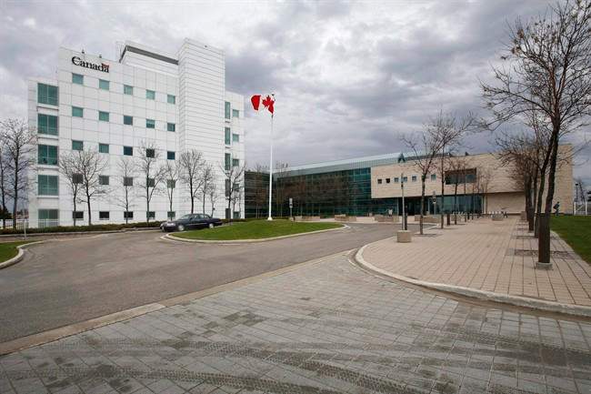 The National Microbiology Laboratory in Winnipeg is shown in a Tuesday, May 19, 2009 photo.
