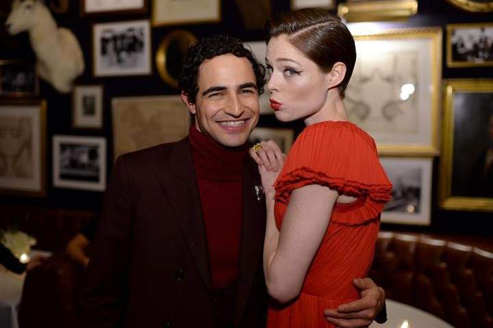 Fashion designer Zac Posen and supermodel Coco Rocha