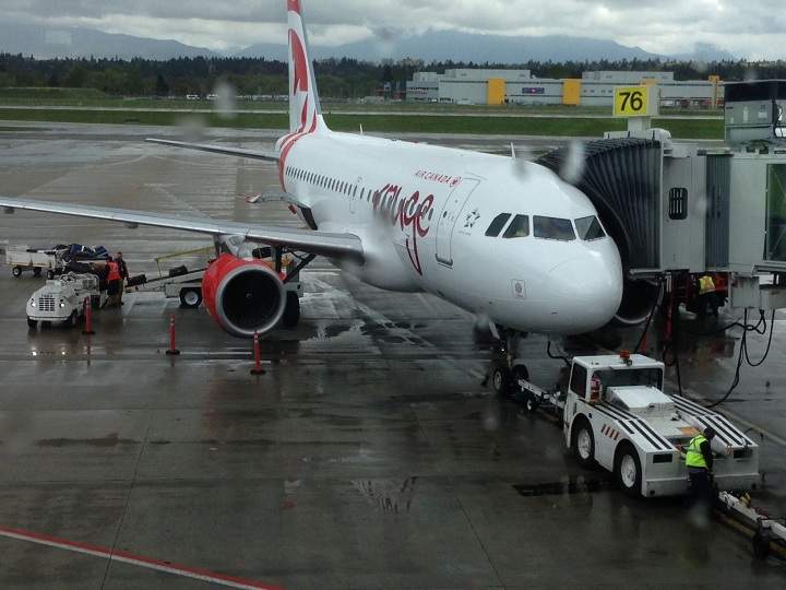 Air Canada Rouge aircraft. File photo.