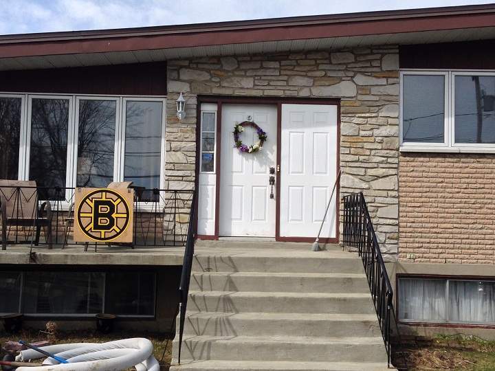 Bonnie Alfred is a 72-year-old passionate Boston Bruins fan who takes his team very seriously.
