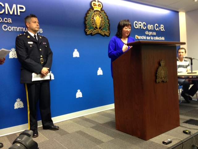 Carol Todd, speaking at the