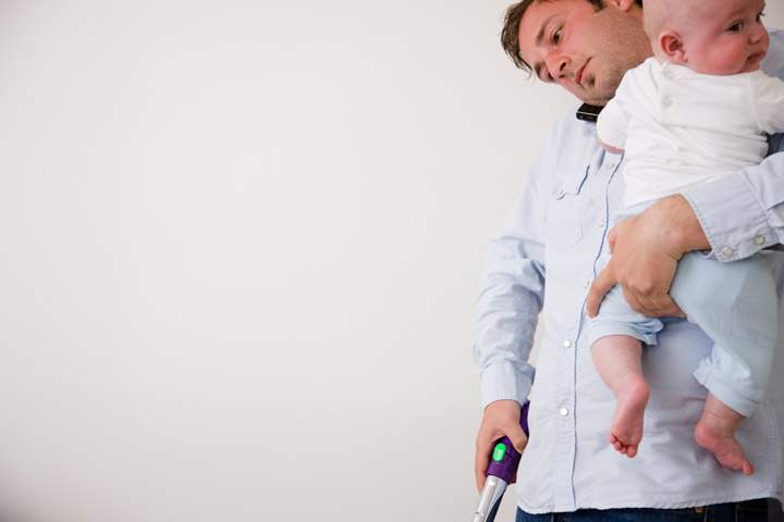 Dad with baby