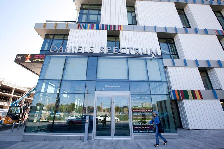 Toronto's Daniels Spectrum cultural hub in Regent Park, Sept. 25, 2012.