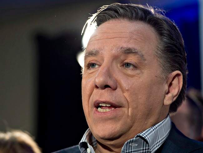Coalition Avenir Quebec Leader Francois Legault. 