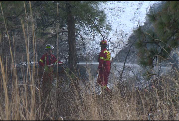 West Kelowna grass fire.