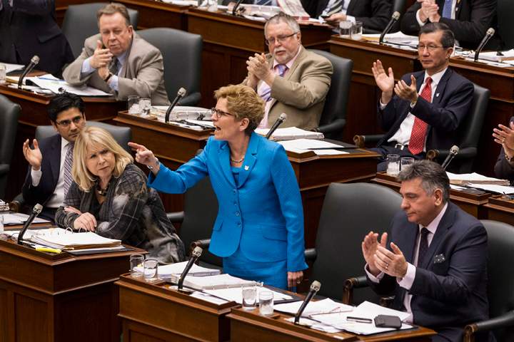 Premier Kathleen Wynne's office refuses to release a notice of libel they say was sent to Progressive Conservative Leader Tim Hudak on Friday night.
