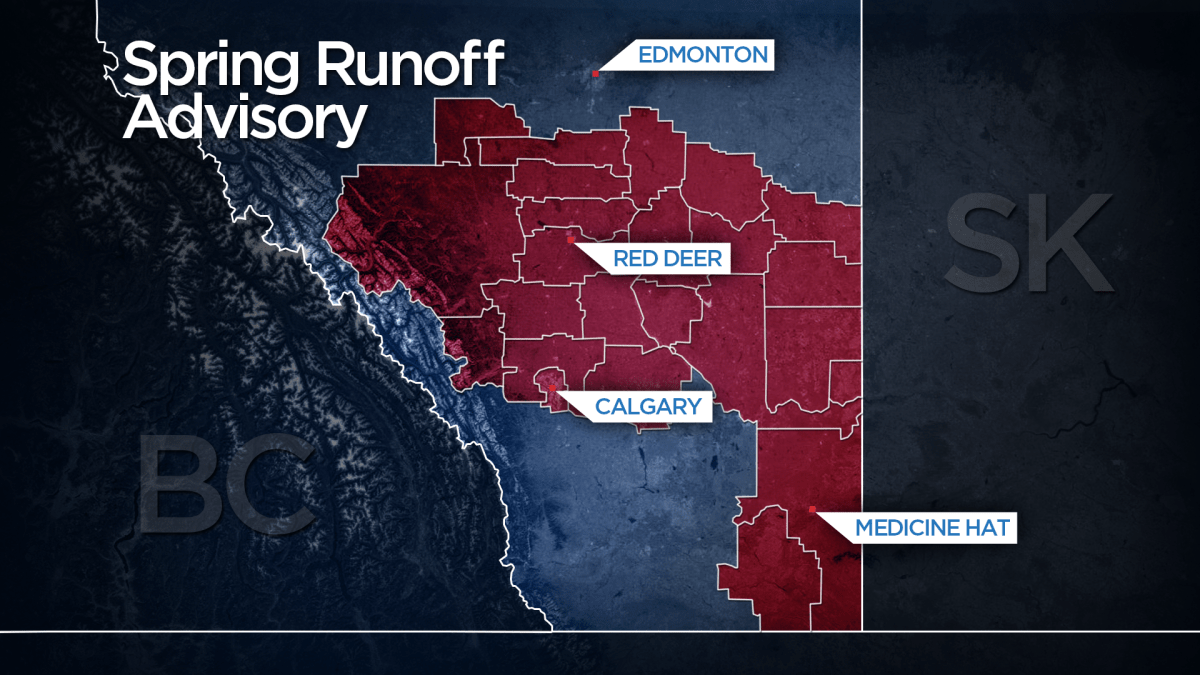 Alert issued, as Alberta communities brace for ‘significant runoff’ - image