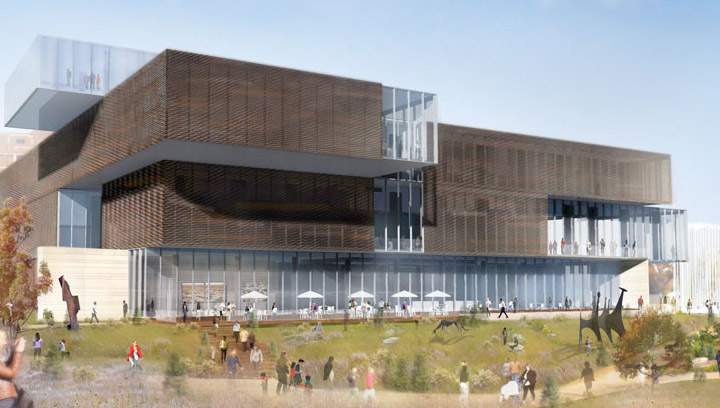 Drawing of the new Remai Modern, Art Gallery of Saskatchewan in Saskatoon.