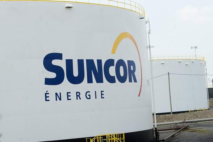 A Suncor storage tank in Montreal's east end.