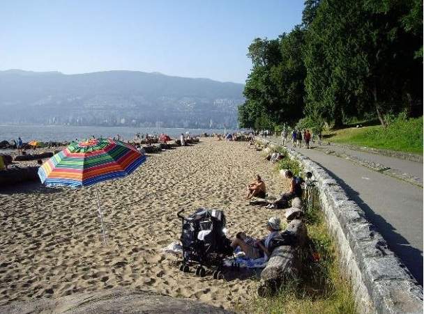 Third Beach in Vancouver.