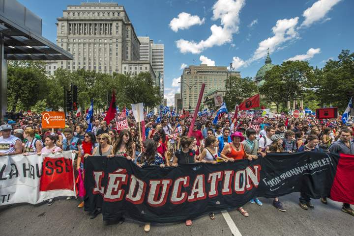 The average Canadian student now has to work three times the number of hours as their parents did in order to pay for one year of post-secondary education, and the Canadian Federation of Students says this dramatic increase is forcing students to choose between deep debt or an education.
