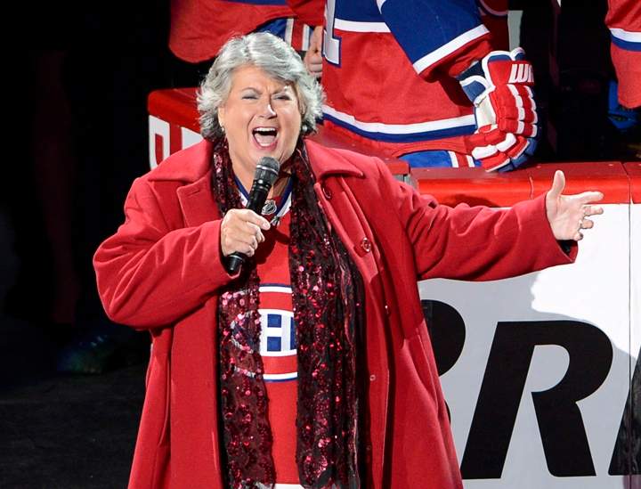 Ginette Reno is considered a lucky talisman for the Montreal Canadiens during the NHL playoff series.