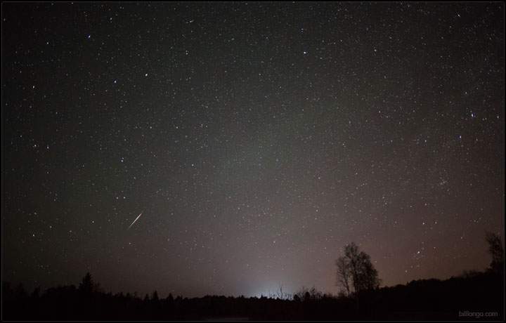 Camelopardalid over Espanola, Ont.