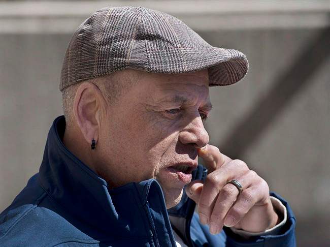 Gerald Barton, above, arrives at Nova Scotia Supreme Court in Halifax on April 10, 2014.