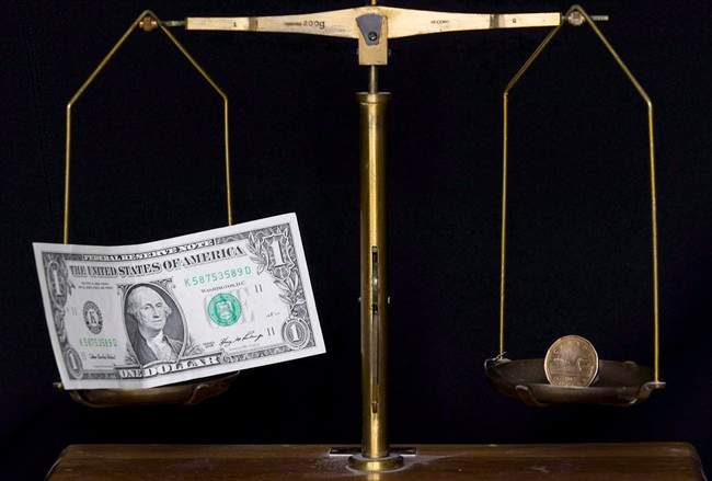 The loonie fell 0.6 of a cent to 91.8 cents US as Statistics Canada reported that the economy cut 28,900 jobs, against expectations of a gain of about 12,000. It was also a huge turnaround from the previous month when the economy cranked out 43,000 jobs, which means 14,000 jobs were added over the two-month period.
