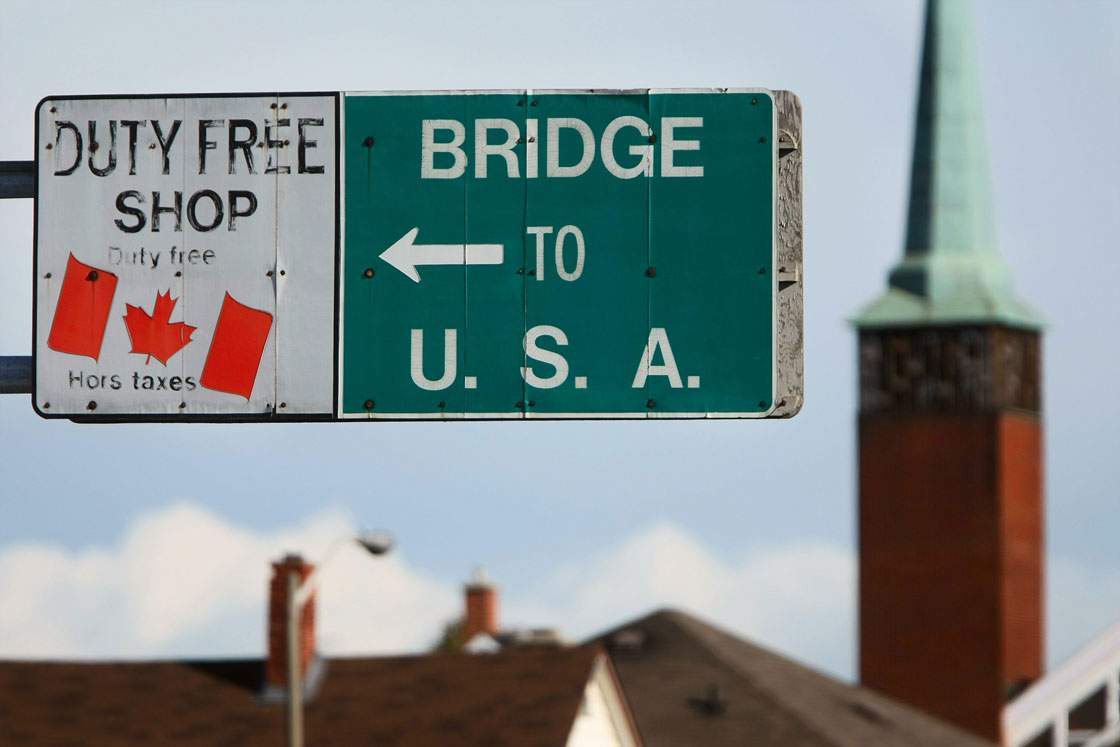 Statistics Canada said Tuesday the number of Canadian travelers to the United States fell for the fourth consecutive month.