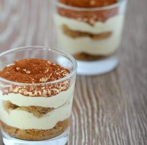 Hazelnut liqueur tiramisu