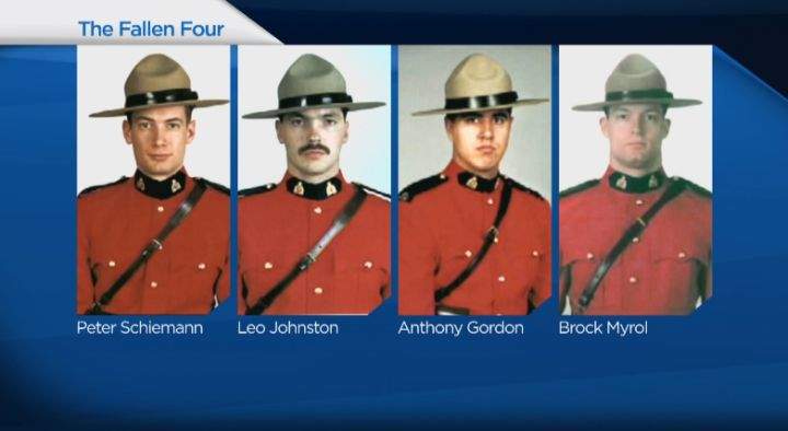 The lives of Constables Peter Schiemann, Leo Johnston, Anthony Gordon and Brock Myrol were tragically cut short in March 2005.