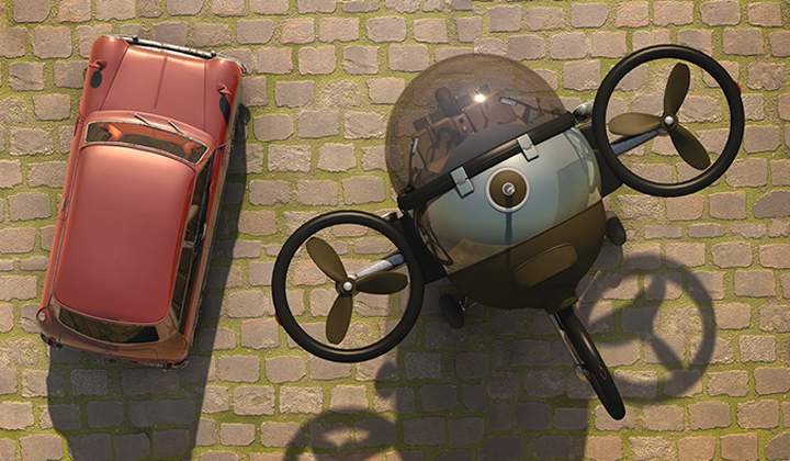 Designer Eduardo Galvani has unveiled his concept for air vehicles.