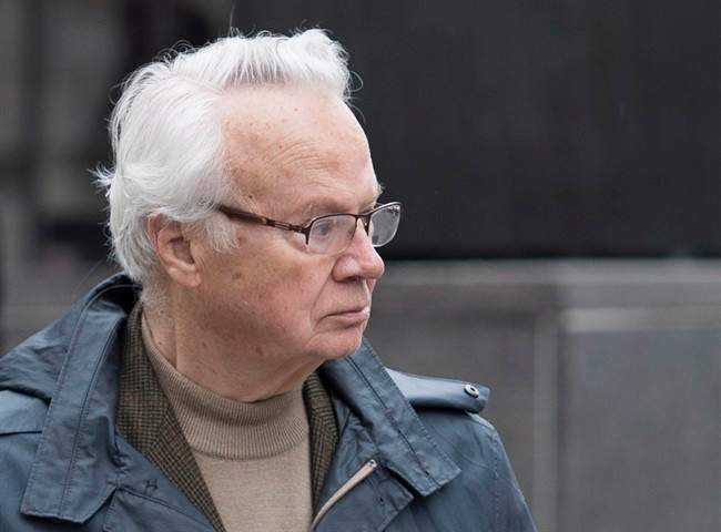 Former Liberal organizer Jacques Corriveau leaves the Montreal Courthouse, Monday, May 5, 2014l.