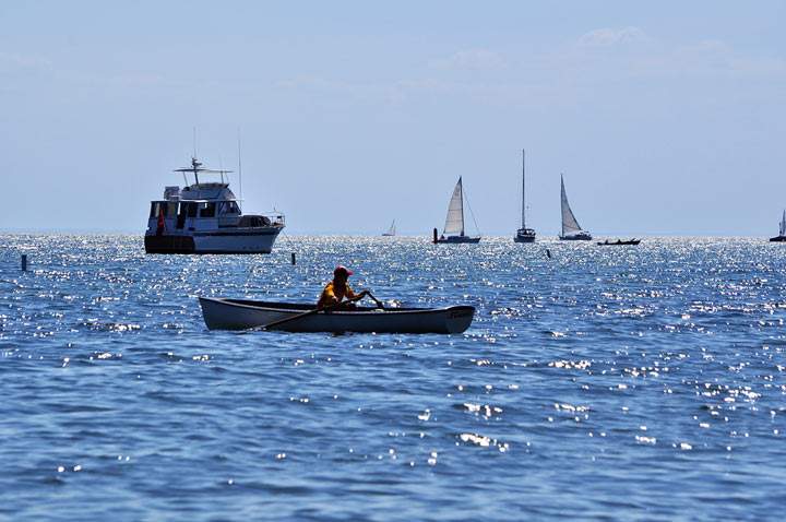 Boats on Lake Ontario