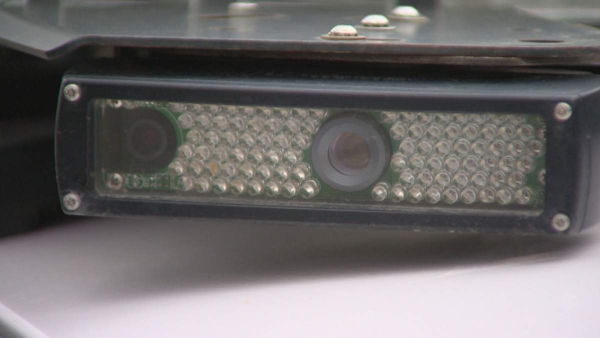 There are 13 police/RCMP vehicles equipped with licence plate readers in Saskatchewan. 