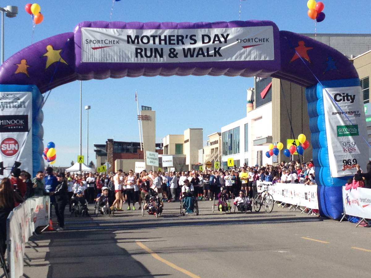 FILE: Calgarians turn out for the annual Mother's Day Run and Walk.