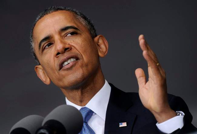 President Barack Obama deliverers the commencement address to the U.S. Military Academy at West Point's Class of 2014, in West Point, N.Y., Wednesday, May 28, 2014. In a broad defense of his foreign policy, the president declared that the U.S. remains the world's most indispensable nation, even after a "long season of war," but argued for restraint before embarking on more military adventures. 