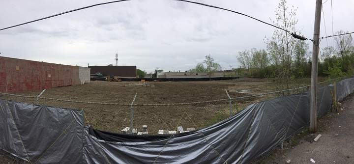 Soil samples from this site will be collected over the next few weeks, May 16, 2014.