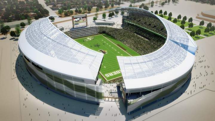 An image of the new stadium that is slated to open in Regina for the 2017 CFL season.