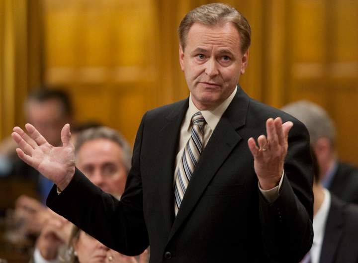 Conservative MP Rob Merrifield rises during Question Period in the House of Commons on Parliament Hill in Ottawa, Tuesday September 28, 2010. 