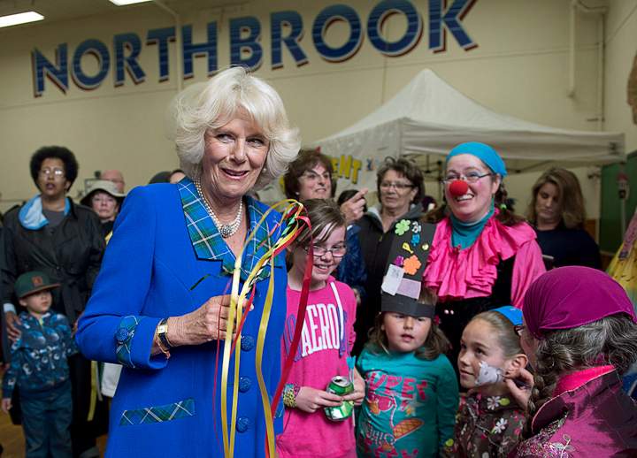 Camilla, the Duchess of Cornwall, visits the Northbrook Community Centre in Dartmouth, N.S. on Monday, May 19, 2014. Camilla and her husband Prince Charles are on a four-day tour of Canada.